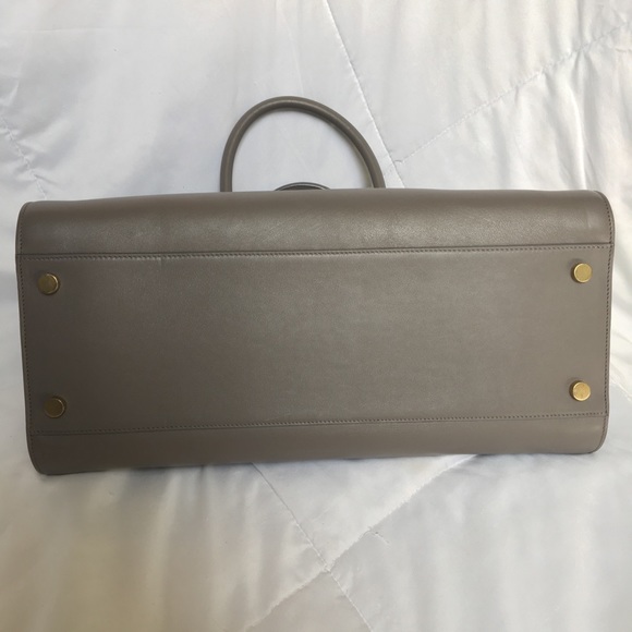 YSL Large Bo Monogram Satchel (Grey) - Picture 5 of 8